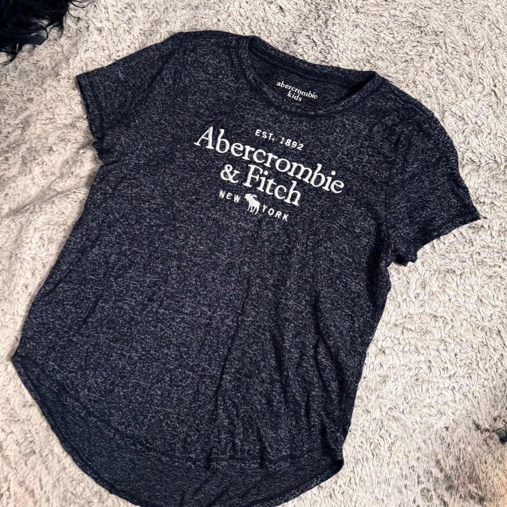 Abercrombie Kids Heathered Navy Tee